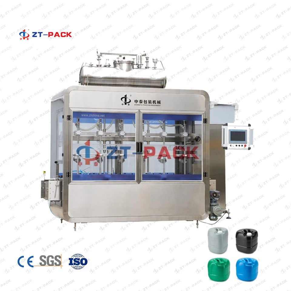 Full Automatic 5L-30L Drum Gallons Net Weight Filling Machine